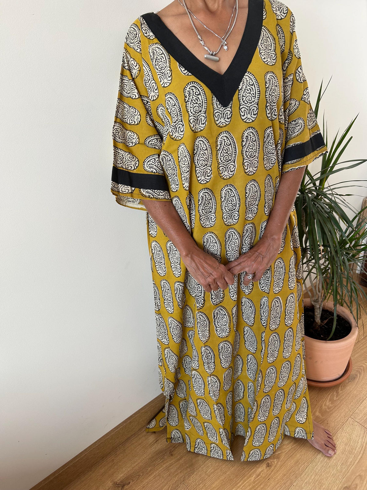 Paisley cotton kaftan,caftan, resort wear,loungewear,gifts for her,boho dress,a line dress,block print dress