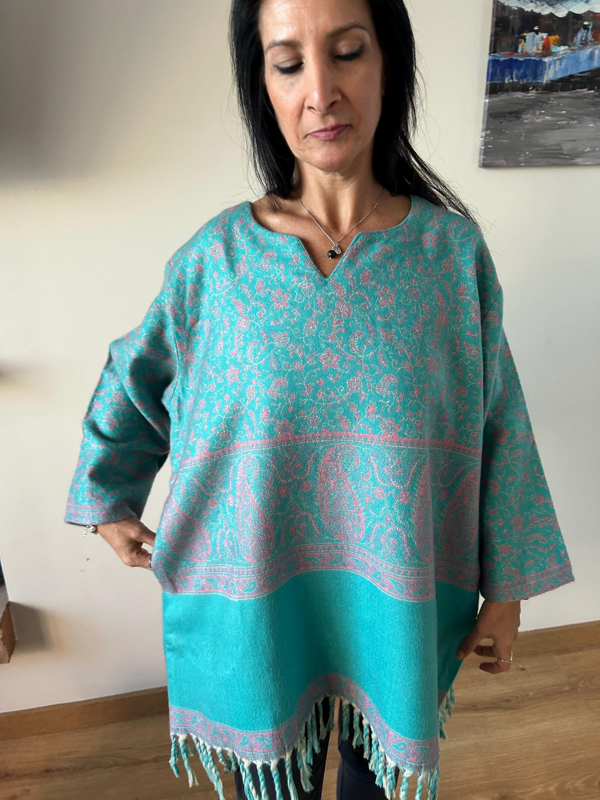 Yak wool tunic,gifts for her,resort wear,boho wool kurti,gifts for her, Christmas gift,boho kurti,