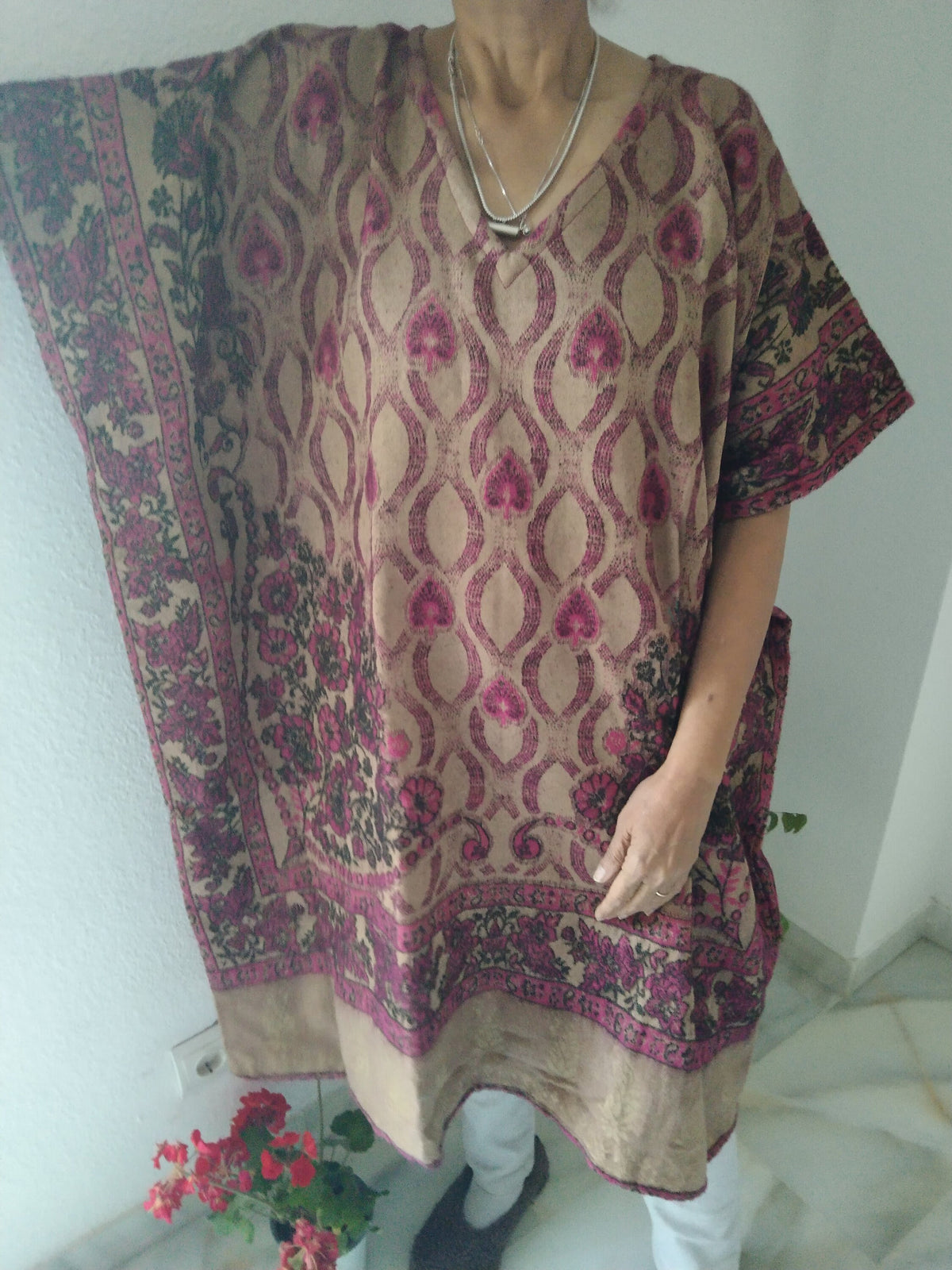 Plus size wool kaftan,caftan,wool tunic, loungewear,resort wear,wool cover up,wool dress