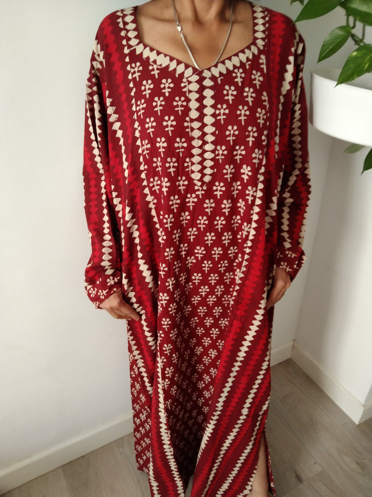 Plus Cotton kaftan,caftan,resort wear, loungewear,cotton dress,Full sleeve kaftan,A line kaftan