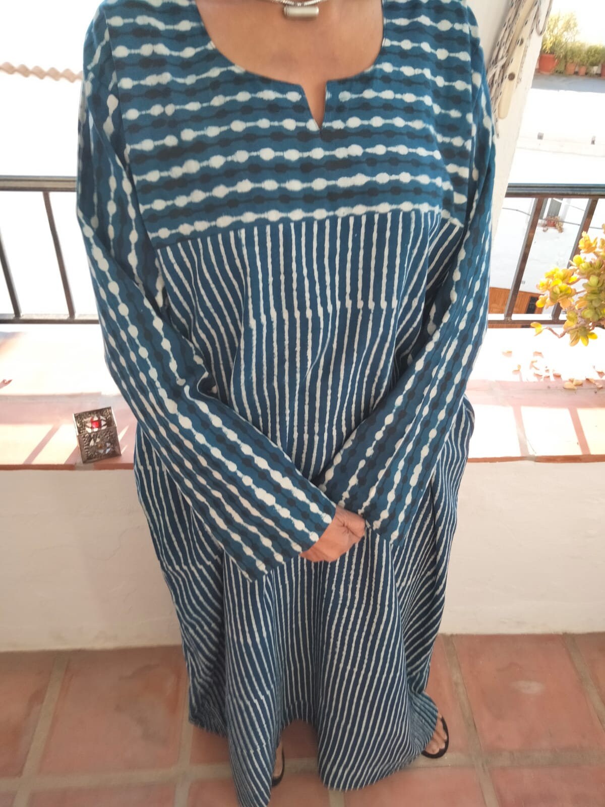 Indigo cotton kaftan,organic Cotton kaftan,caftan,cotton dress,boho dress,gifts for her,boho dress,a line kaftan,resort wear,loungewear