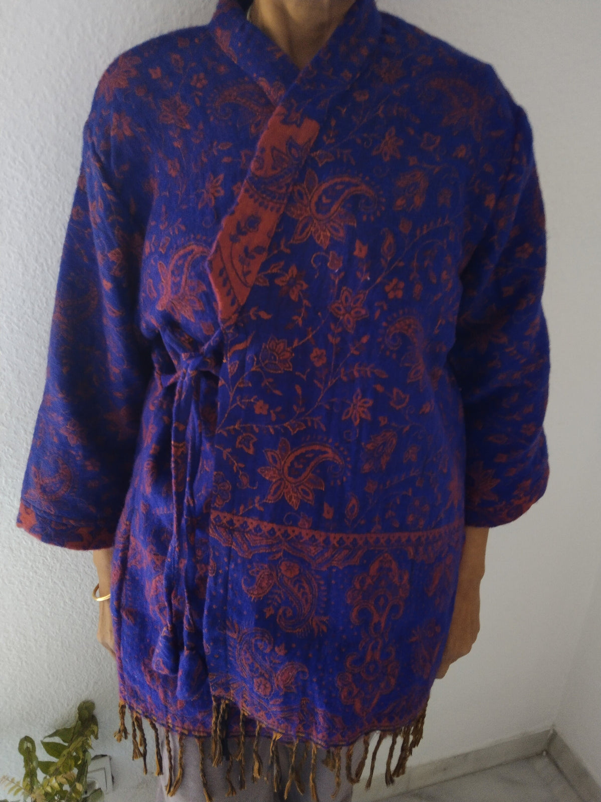 Unisex winter wool wrap, loungewear,wool tunic, loungewear, spring jacket