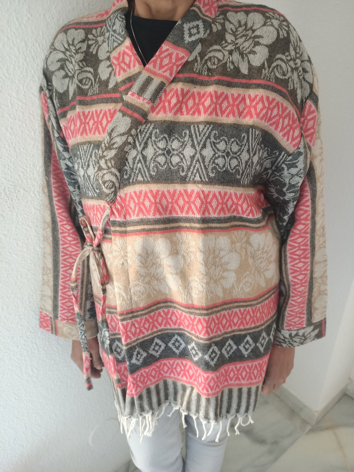 Wool wrap kimono,wool tunic,gifts for her,boho tunic, loungewear,