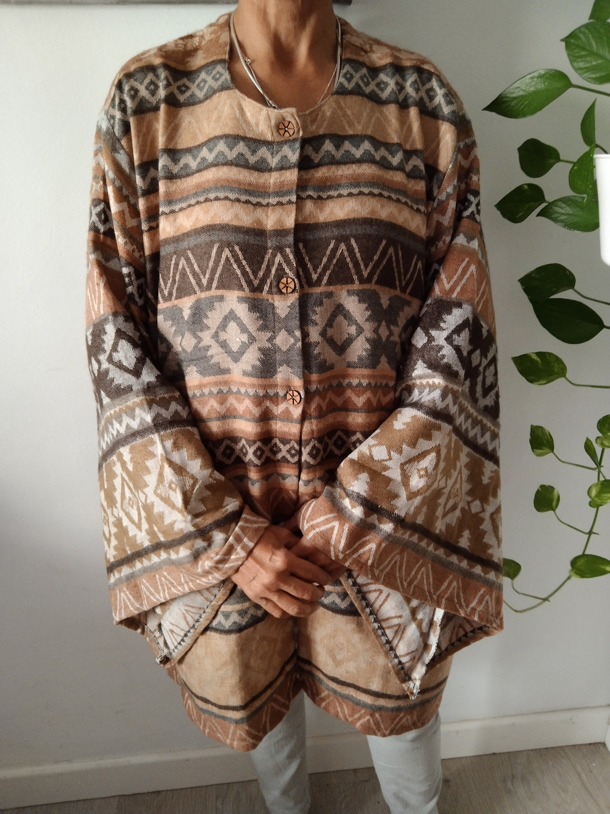 Woolen jacket,wool cover up,wool tunic,Plus size tunic,boho tunic,gifts for her,boho tunic