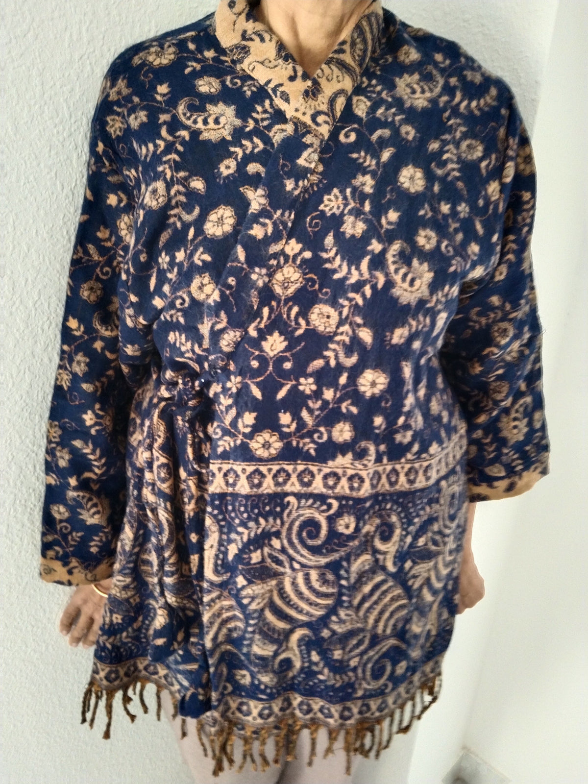 Winter wool top, loungewear,wool wrap tunic,spring jacket,gifts for her,boho tunic,wool wrap top