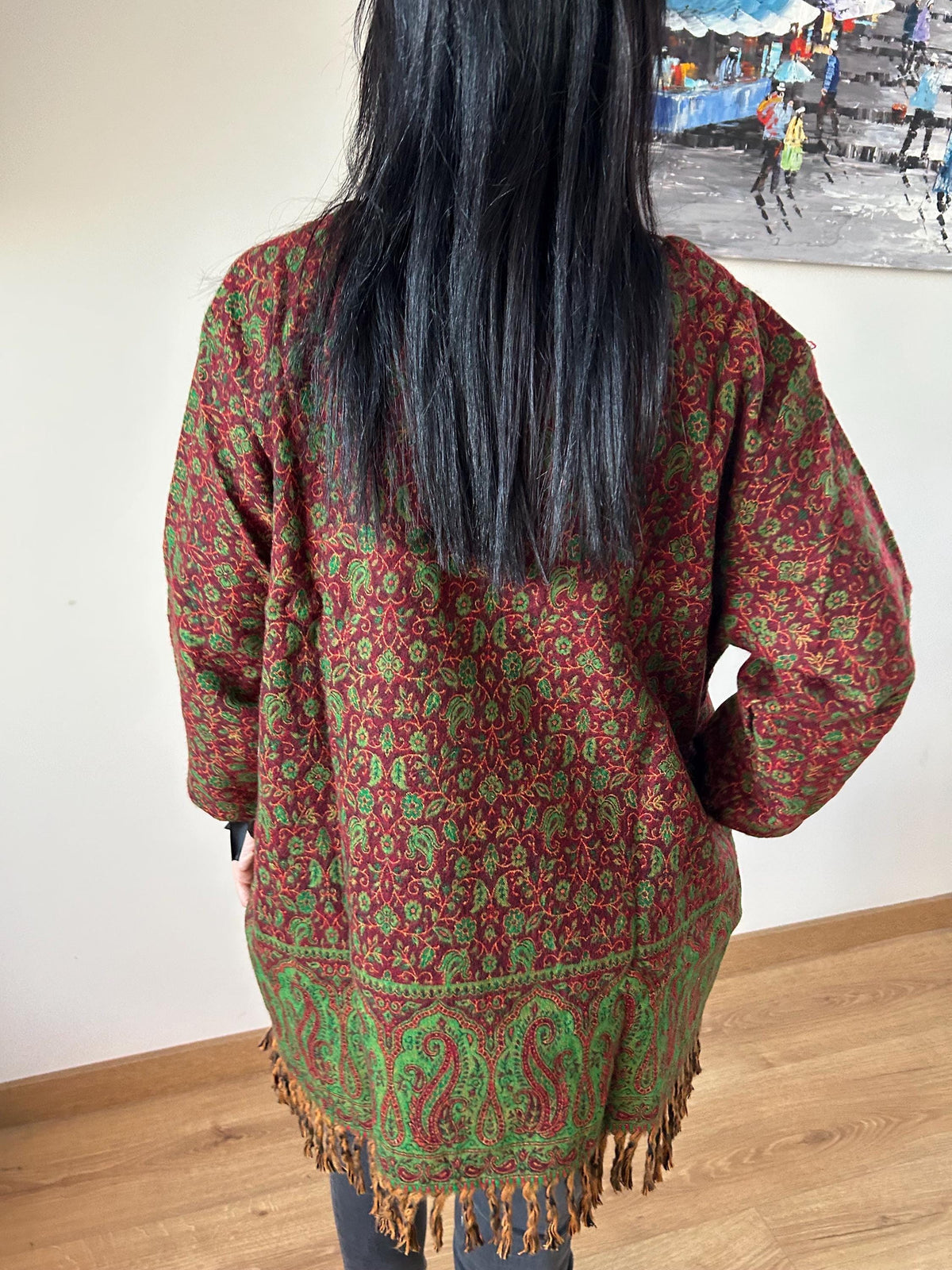 Winter tunic,wool tunic,gifts for her,Christmas gift,mom postpartum gift,resort wear,boho wool kurti,winter kurti
