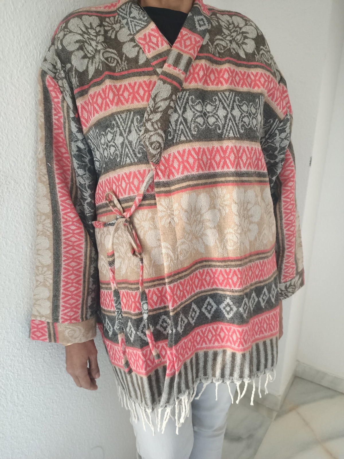 Wool wrap kimono,wool tunic,gifts for her,boho tunic, loungewear,