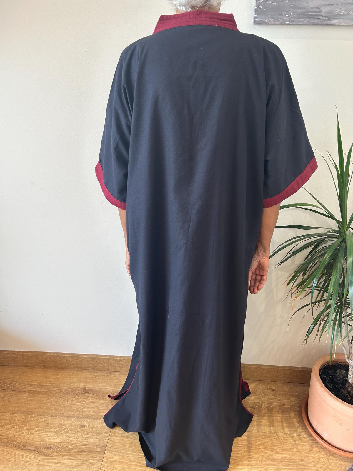 Maroon cotton kaftan,caftan, resort wear,loungewear,gifts for her,boho dress,a line dress,block print dress