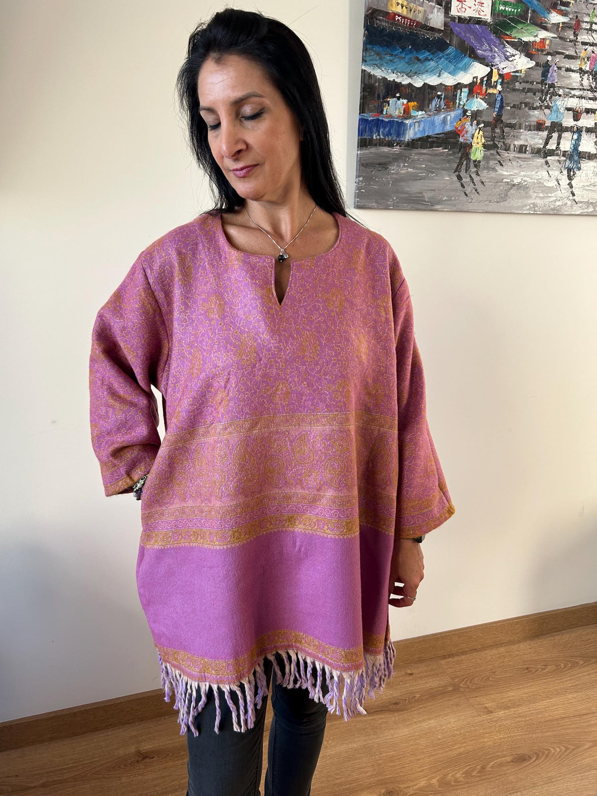 Winter tunic,Wool kurti,gifts for her, Christmas gift,resort wear,boho wool kurti,winter kurti