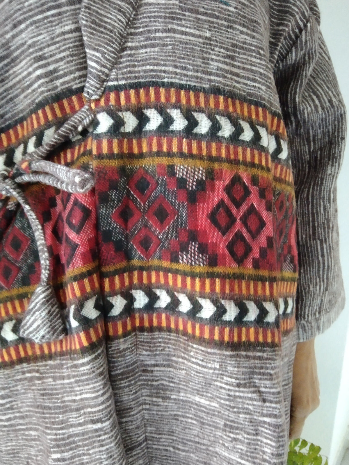 Unisex Yak wool wrap top,boho tunic,gifts for her,gifts for him,winter tunic,boho wrap top,gifts for him