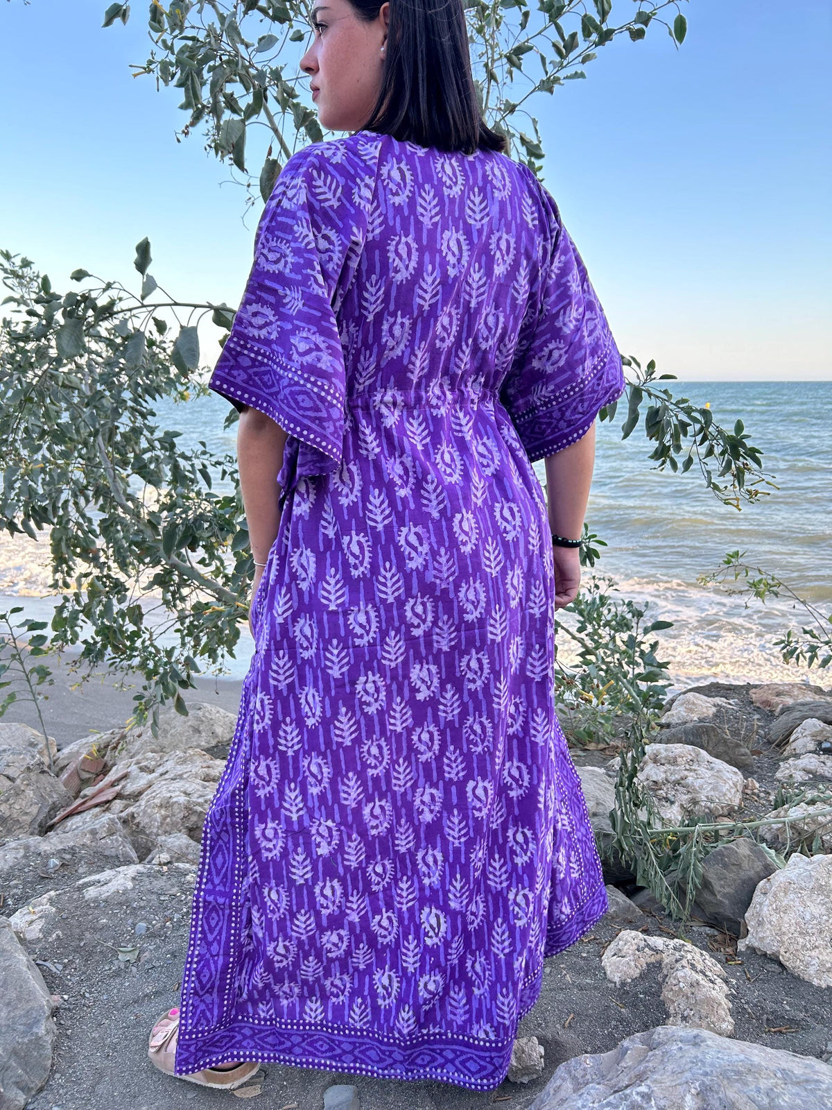 Purple kaftan,Handmade kaftan,Caftan,Resort wear,plus size kaftan,Boho dress,Cotton dress,Maxi dress,Gifts for her,loungewear,Sleepwear,