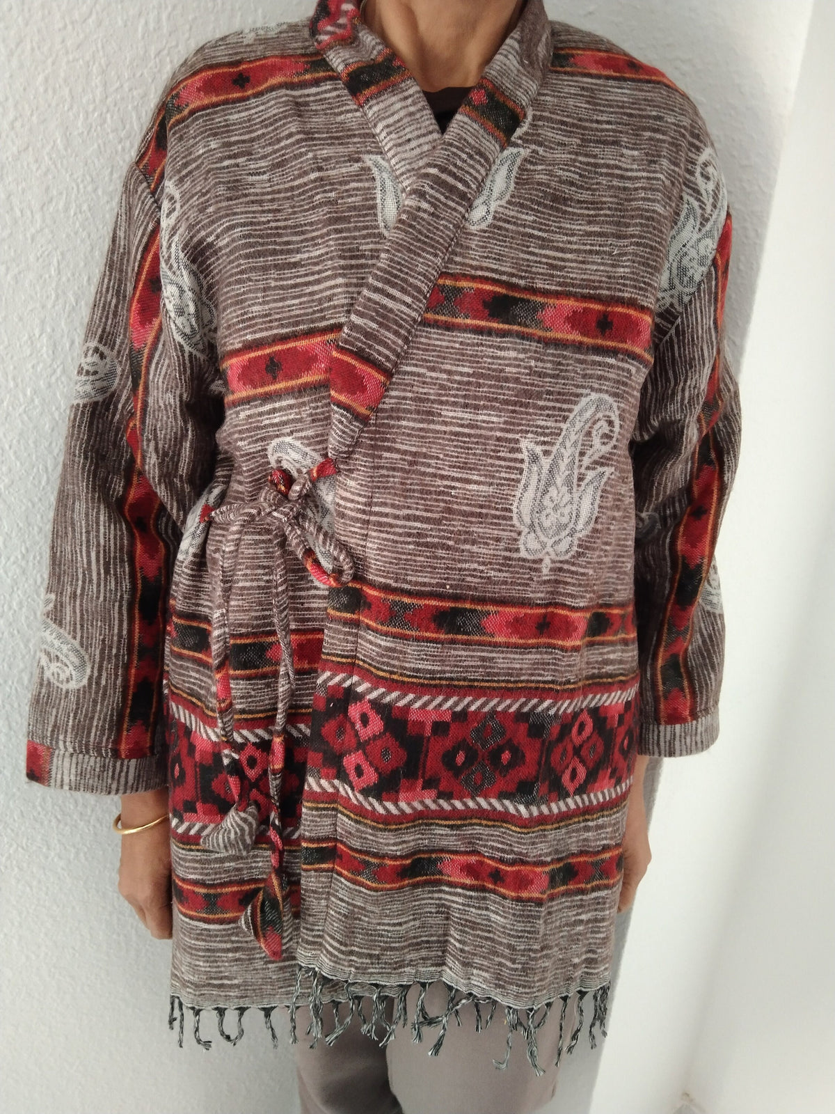 Winter wrap tunic,wool tunic, loungewear,spring jacket,gifts for her,boho tunic,wool tunic