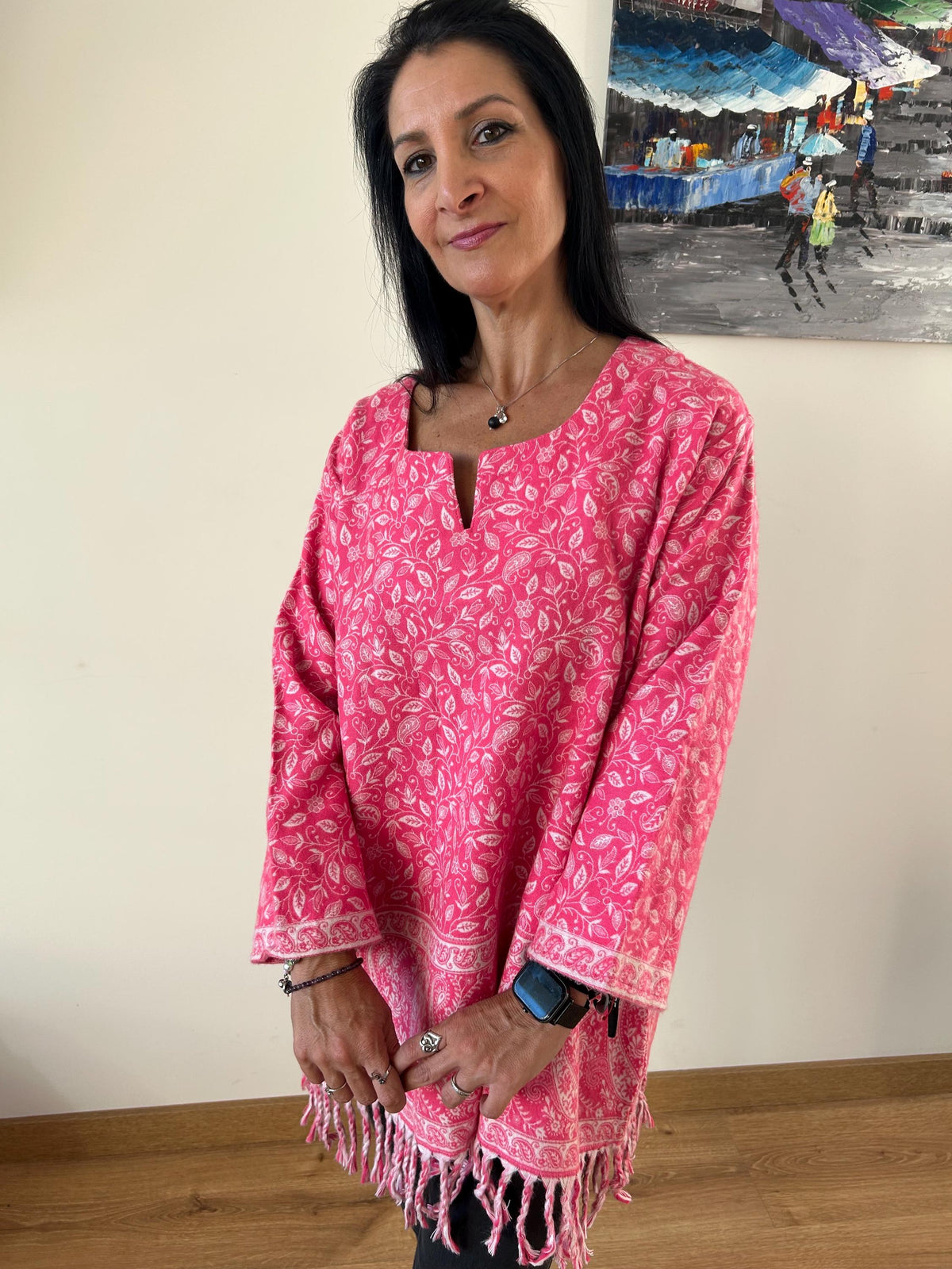 Winter wool tunic,wool kurti,gifts for her,boho kurti,winter tunic, Christmas gift, mom postpartum gift,loungewear,boho kurti