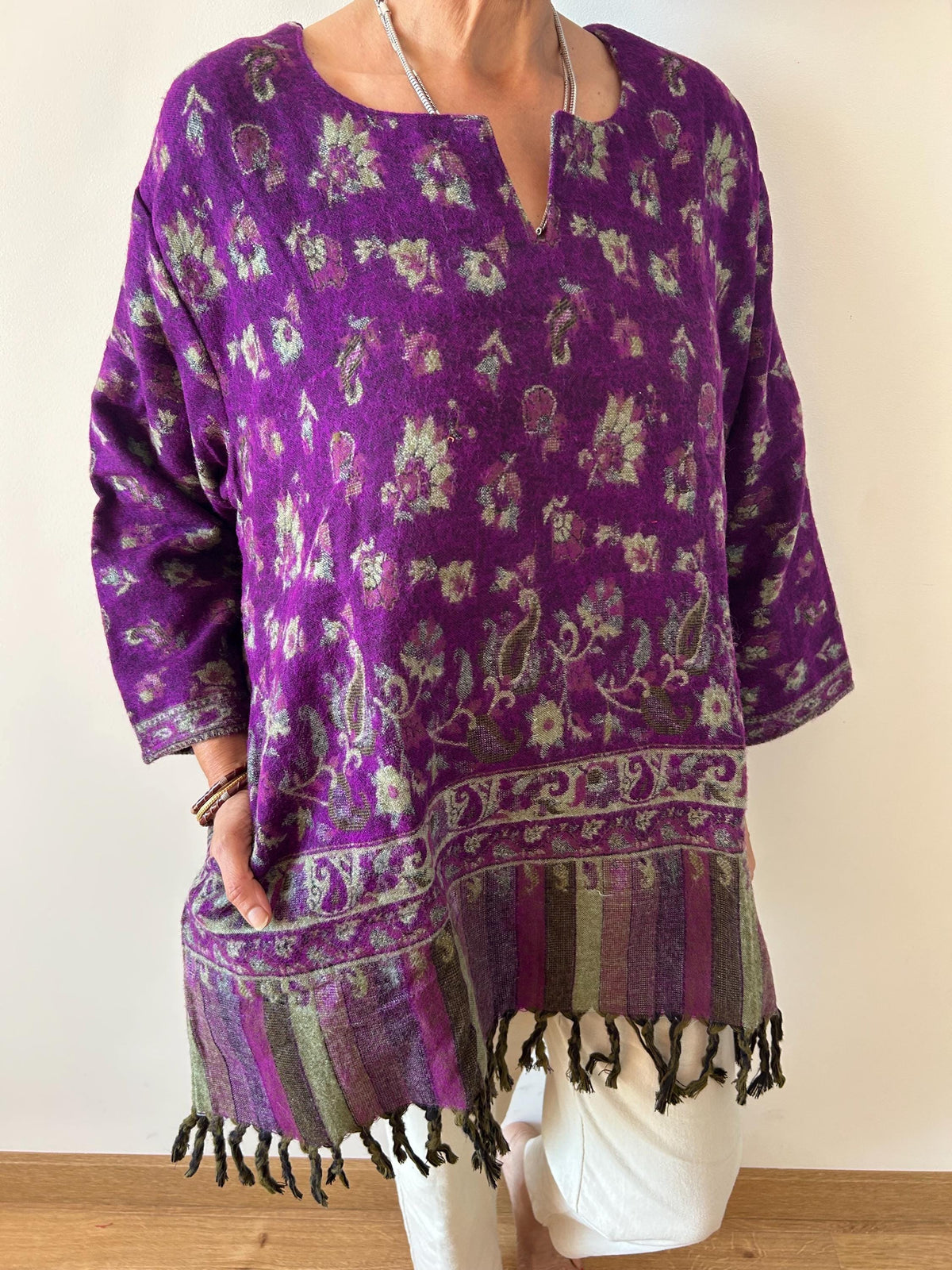 Yak wool tunic,wool kurti,gifts for her,resort wear,winter top,boho tunic, Christmas gift,loungewear,